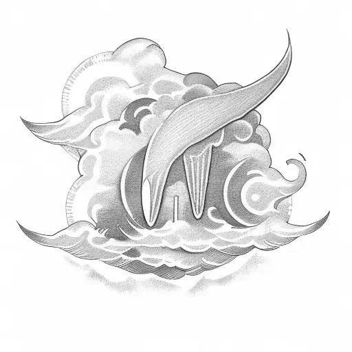 Clouds And Rays From The Sun