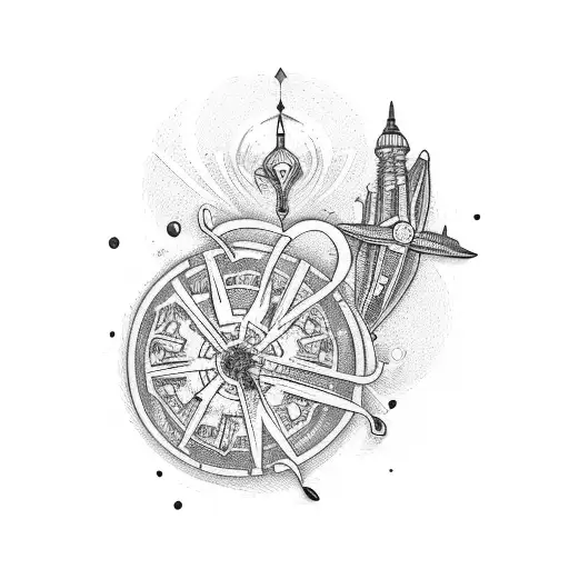 Travel Tattoo For Couples