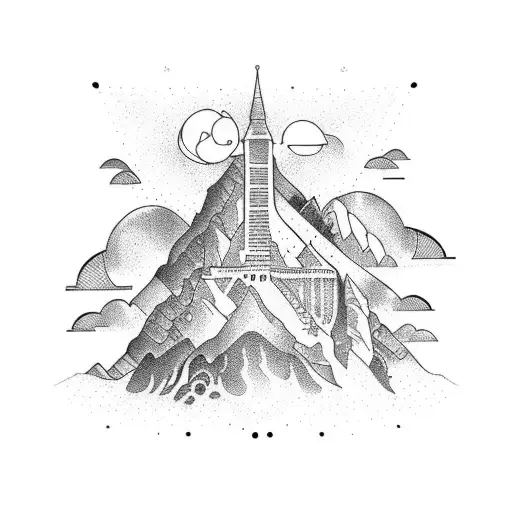 A Tattoo Design That Incorporates Elements From Your Favorite Travel Destinations
