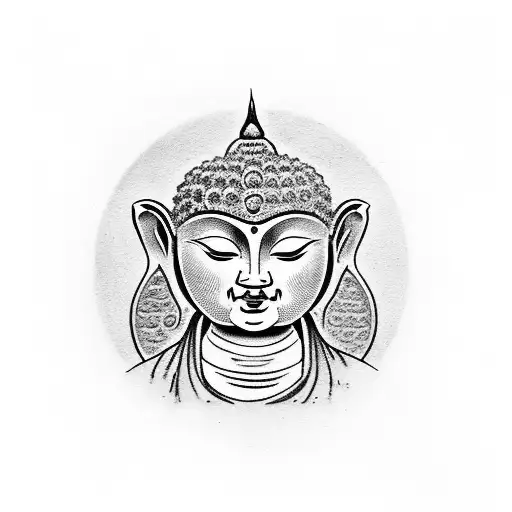 Budhha With Lotua Mini