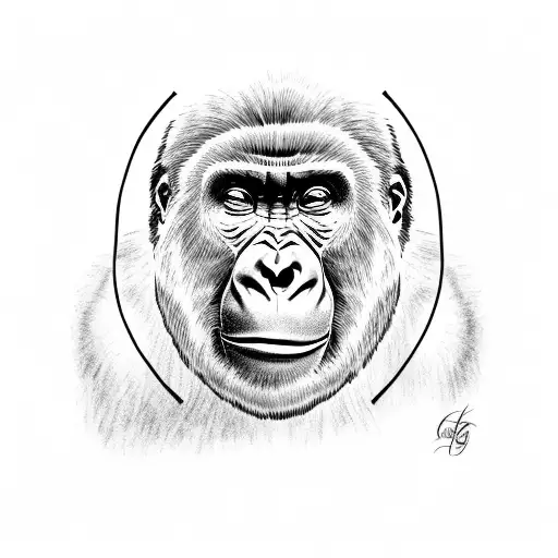 Gorilla Playing Djembe