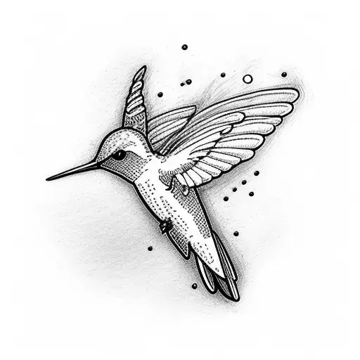 Hummingbird With A Lightning Bolt