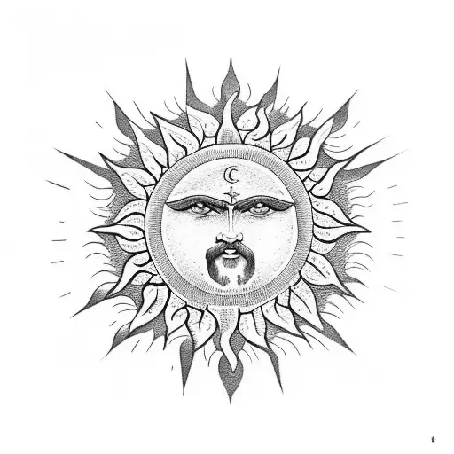 Religious Sun Iconography