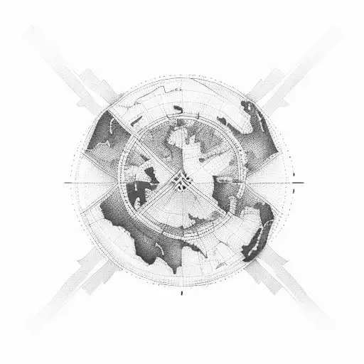 Ethiopian Map As A Sleeve With Negative Space