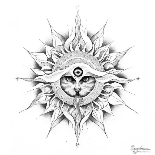 Geometrique Sun Wild Nature Book