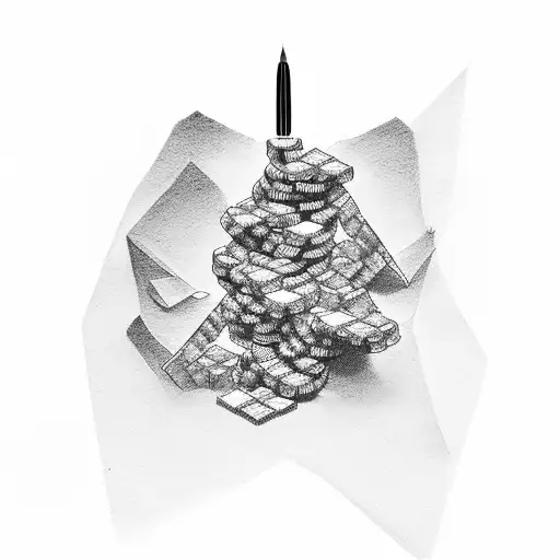 Stacks Of Money And Cocaine Forming The Silhouette Of A Woman