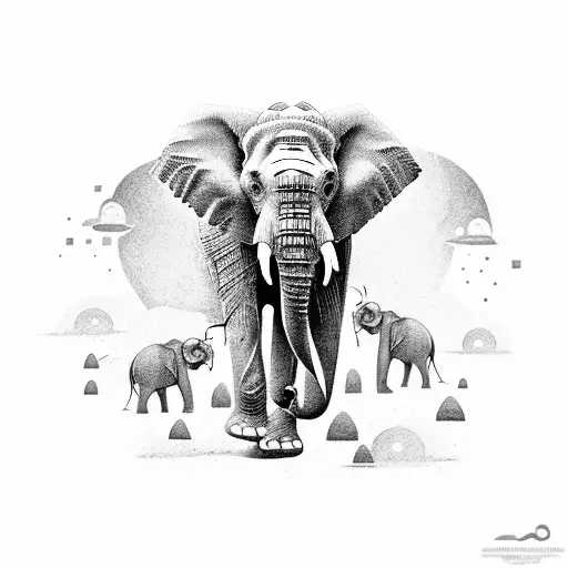 Boho Elephant