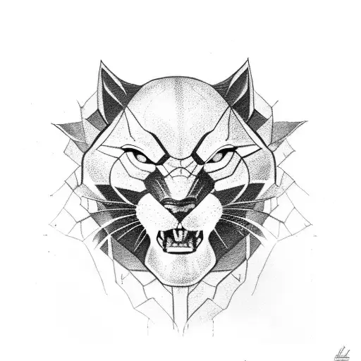 Black Panther Biting