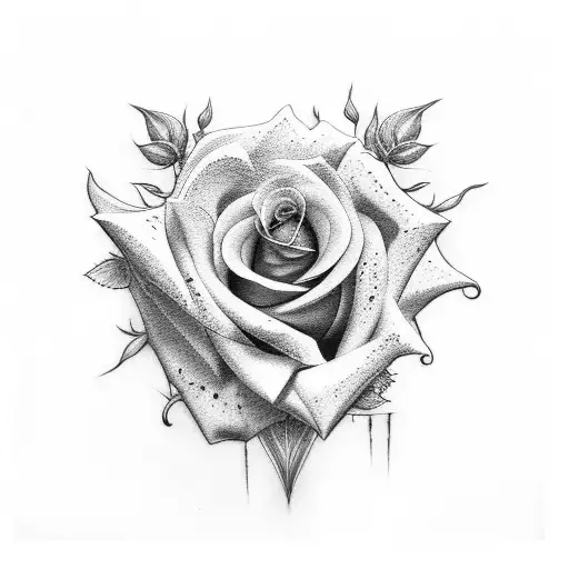 I Want A Whole Right Forearm Sleeve Of Roses And Negative Shading Around A Quote