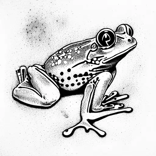 Frog With Cigarette