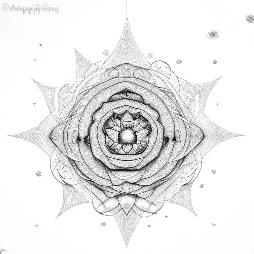 A Star Covered With Roses