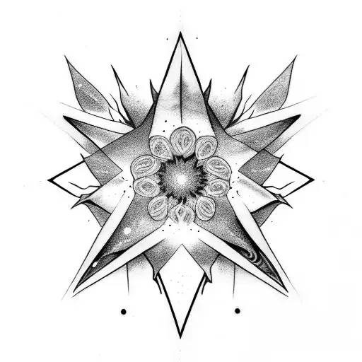 Tattoo Ideas That Are Galaxy Space Plant Star Themed