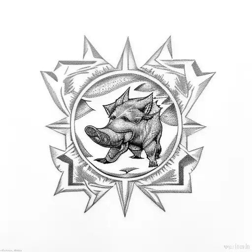 State Of Florida With Wild Hogs