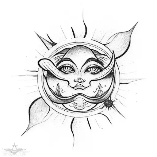 Sun And Infinity And Aeries Star For Mini