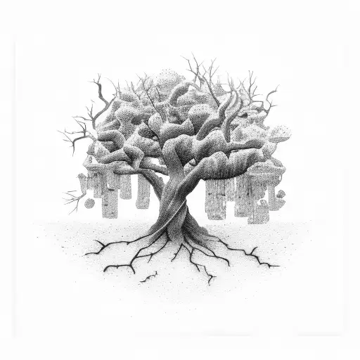 Tree Merging With Broken Metal