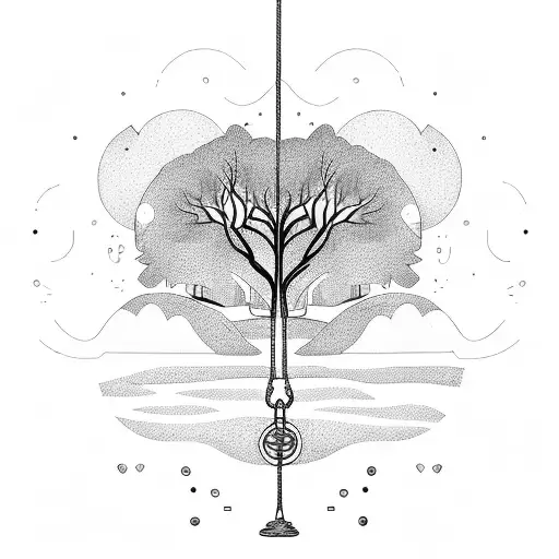 2 Girls On Swing Set Nordic Tree Of Life Swing Set