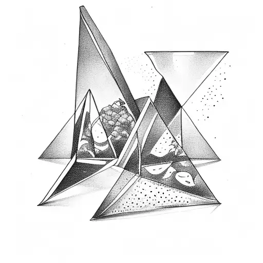 Triangle Glass Wine Infinite Friends