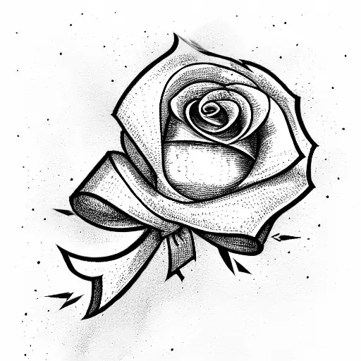 A Bow With A Rose Instead Of An Arrow