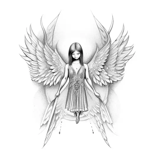 Angel Hanging Off A Atiant