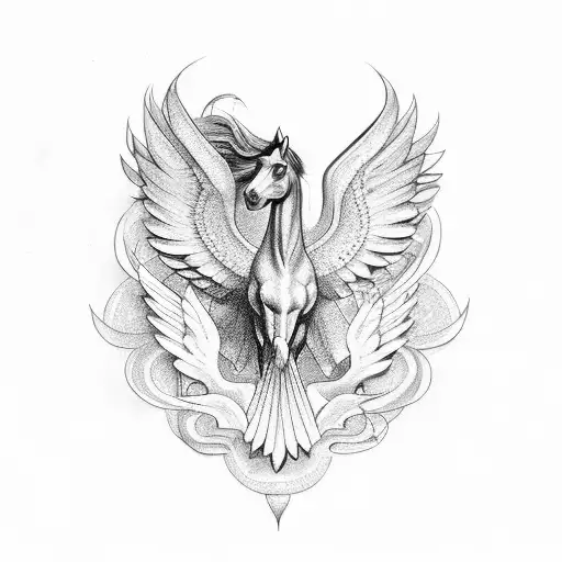 Horse With Wings For Bicels