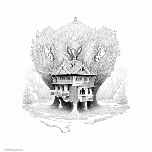 The House On The Tree In The Lao