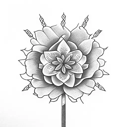 Coffee Mug Flower Matchstick