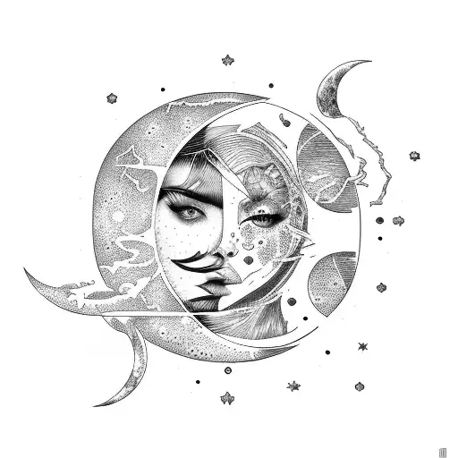 Moon And Gemini