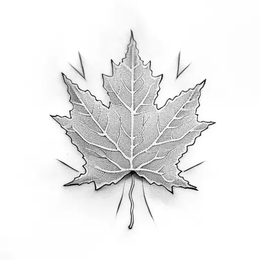Maple Leaf Tattoo Redesigned