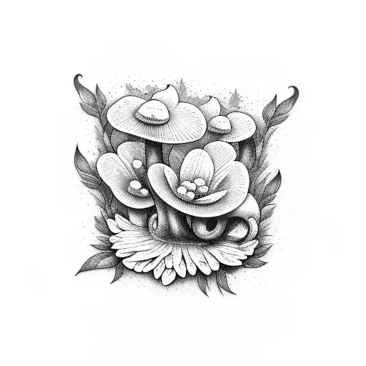 Coffee Mug Flower Mushroom