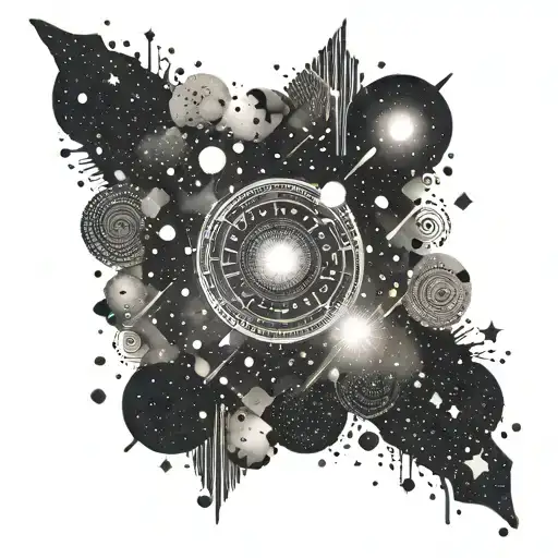 Galaxy From Above Dots