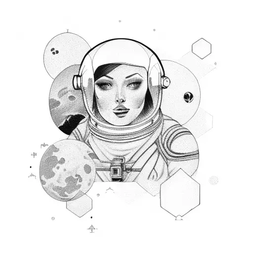 Sexy Female Astronaut