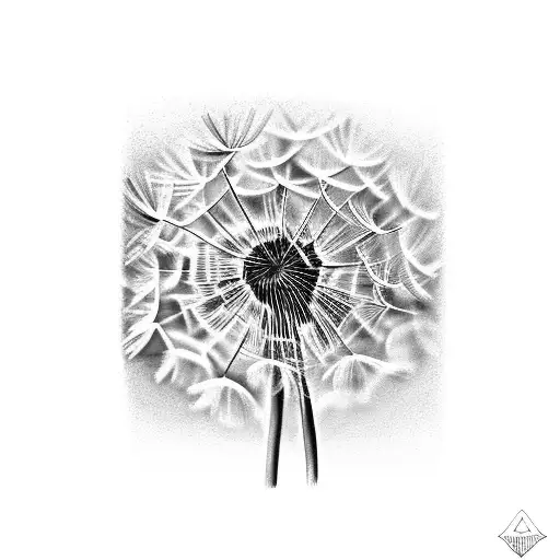 Dandelion In The Wind 2D Simplistic