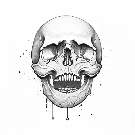 Skull Golf Ball Dimples