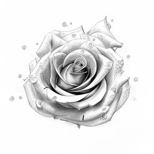 Rose With Initial