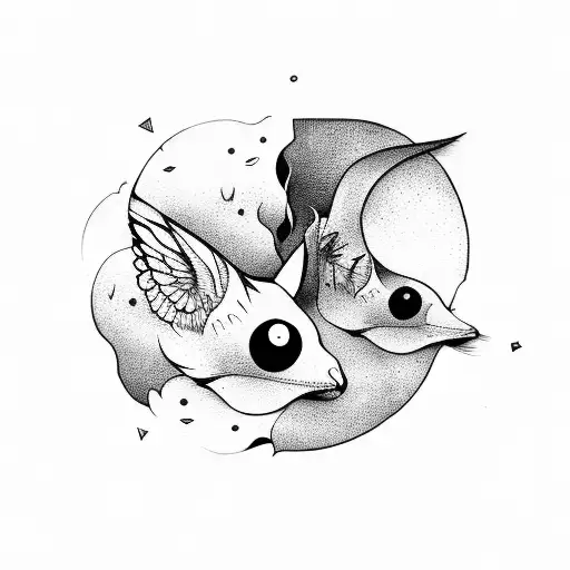 Phrase With Waxing Moon In Background