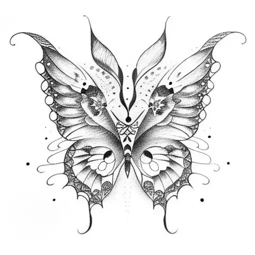 Moon With Butterfly Wings