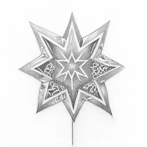 Small Star From The Letter A