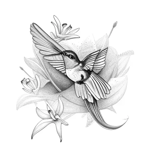 Memorial Hummingbird Lillies