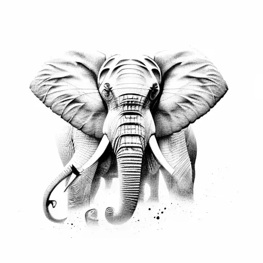 Elephant Spray Painting