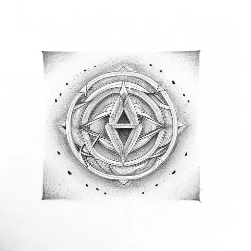 Arrow Through Infinity Sign