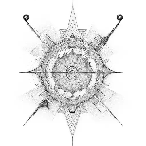 Linear Forearm Tattoo Sacred Energy Healing