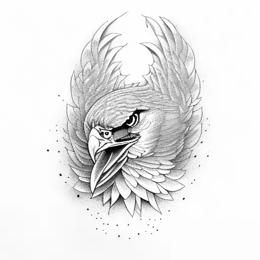 Word Panj Having Eagle In The Letter J