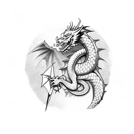 Dragon Eating It's Own Tail