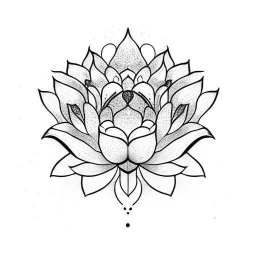 Lotus Flower And Scales