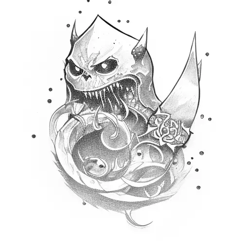 Katana With Shinigami