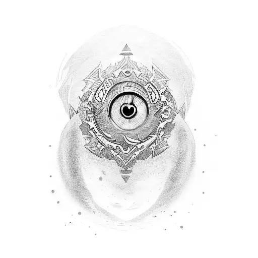 A Portrait Of Sauske With His Sharingan Activated