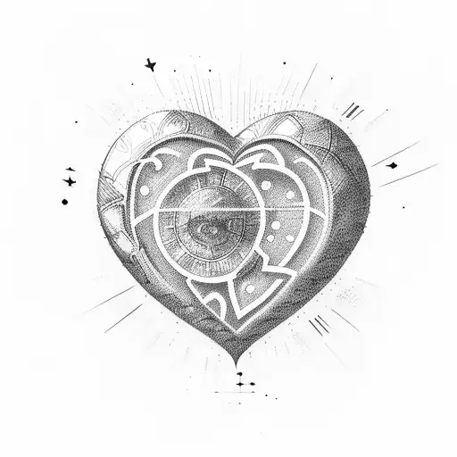 Our Script Love Heart