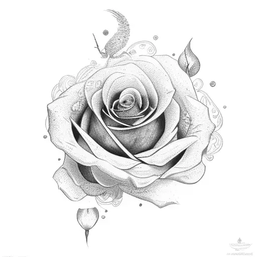 Illustrated Rose