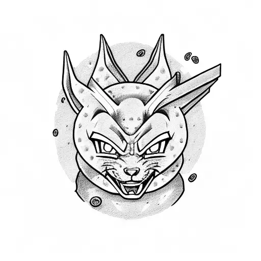 Beerus From Dragon Ball With Pizza