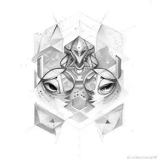 Gemini Sign With A Galaxy